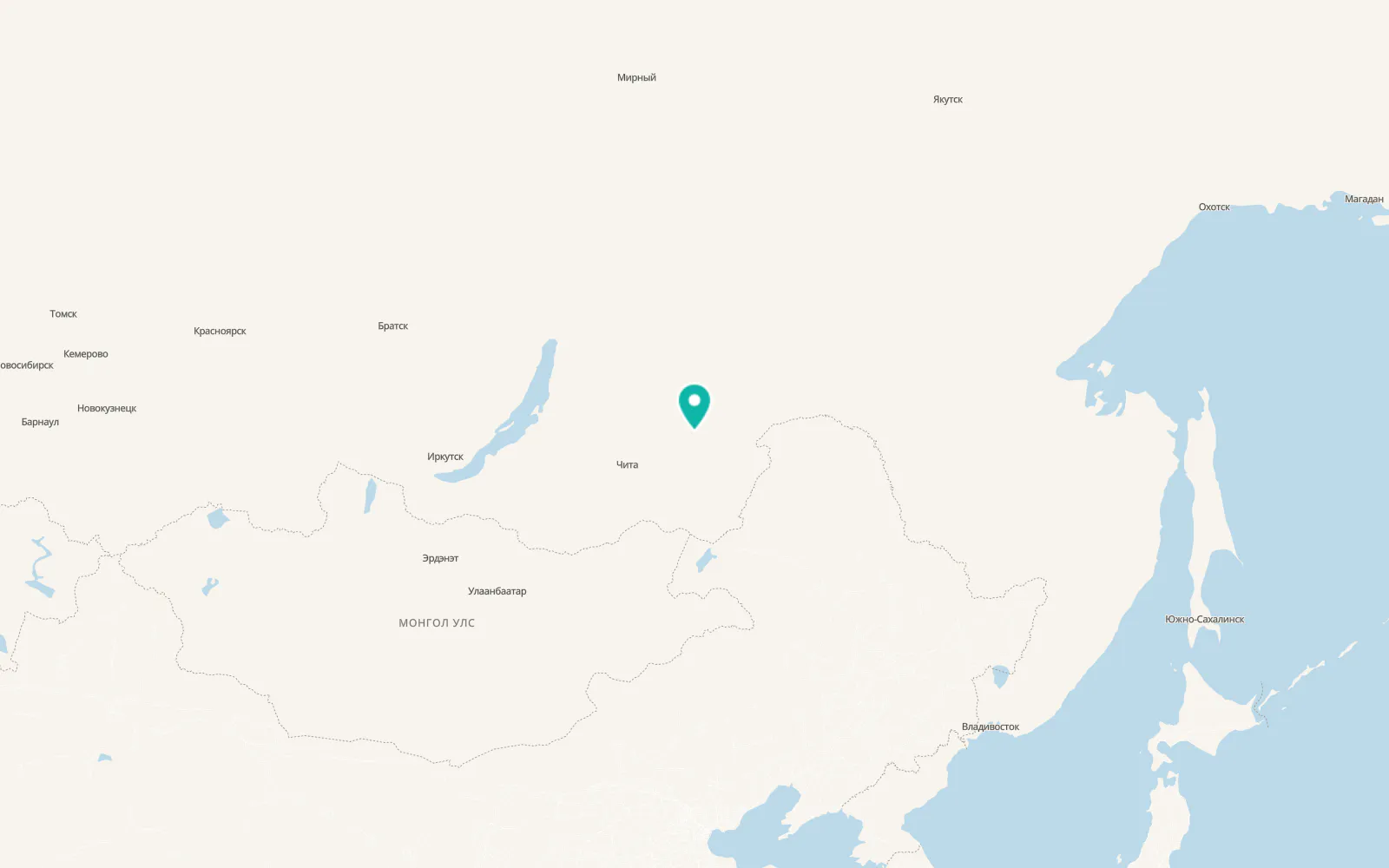 Map of Bukachacha