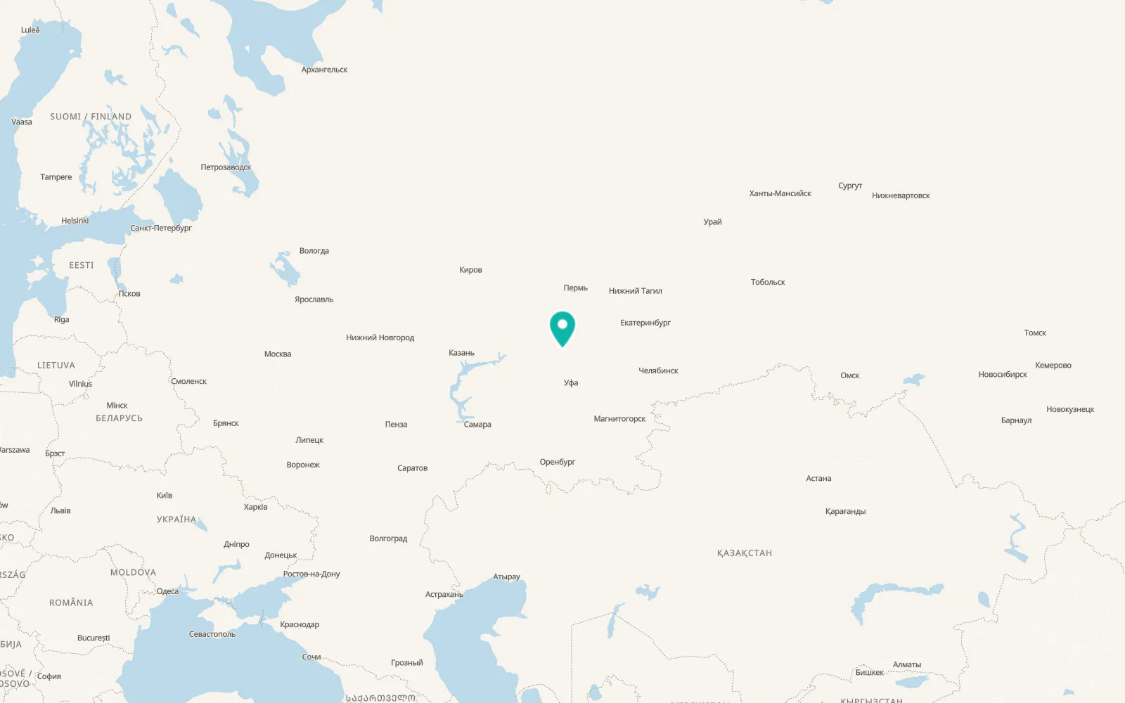Map of Burayevo