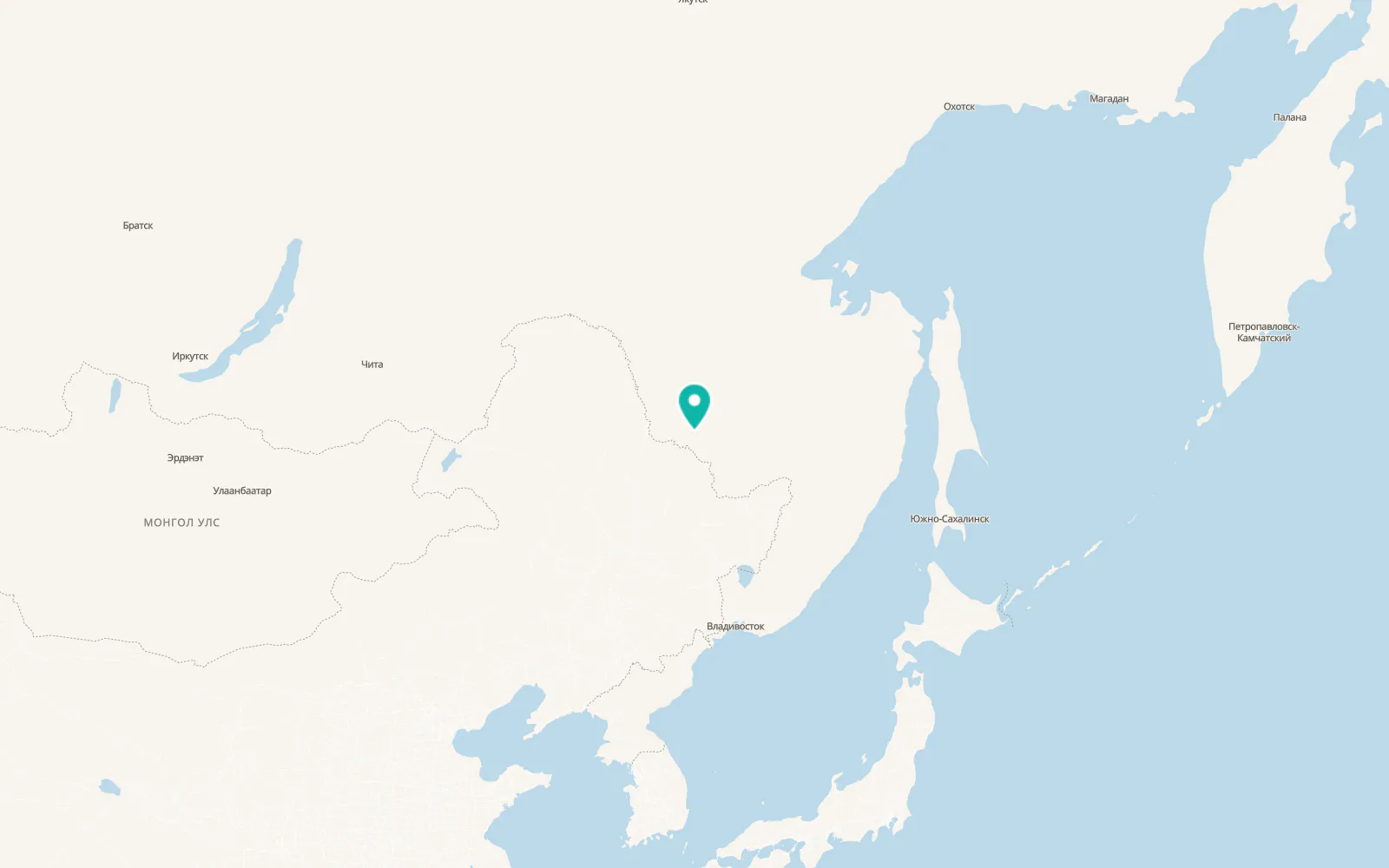 Map of Bureya