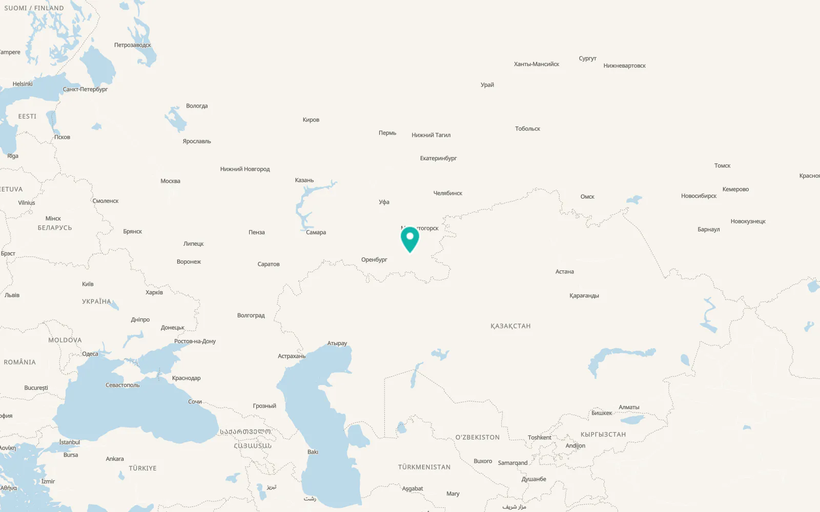 Map of Buribay