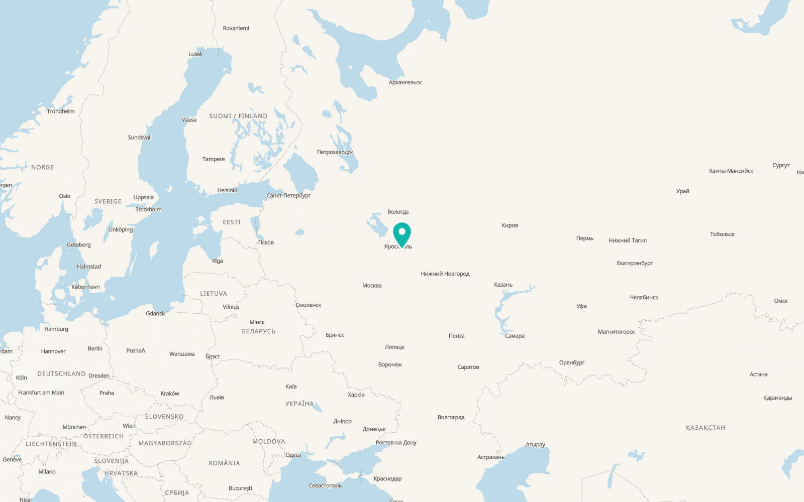 Map of Burmakino