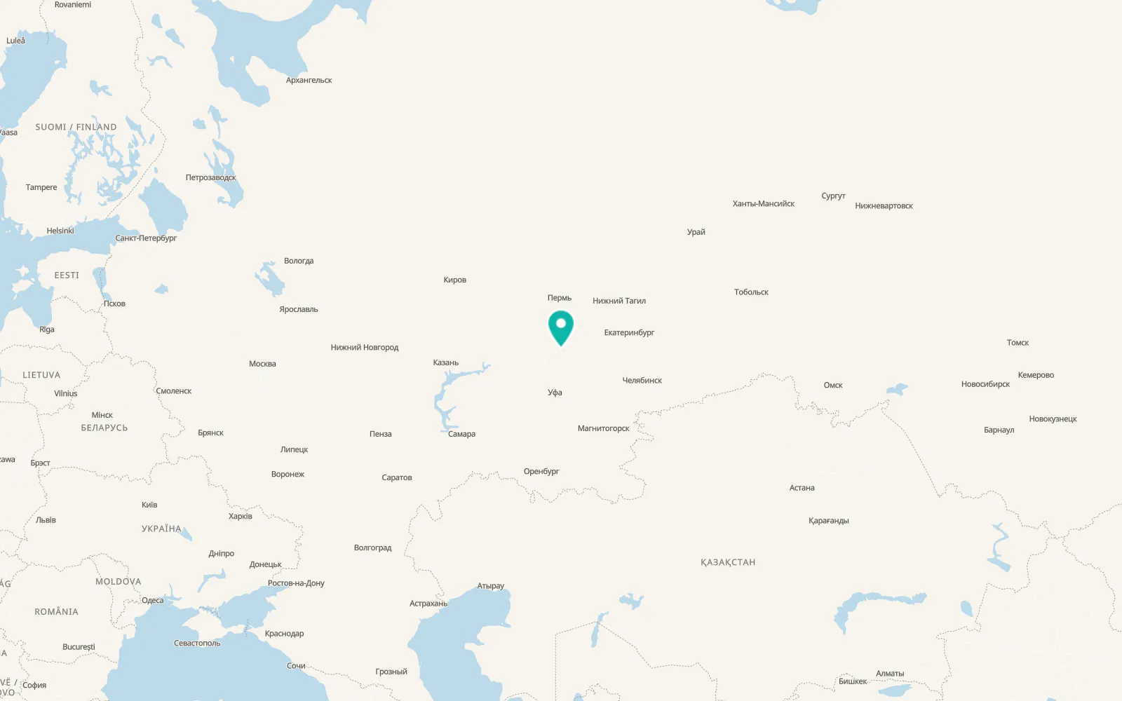 Map of Chad