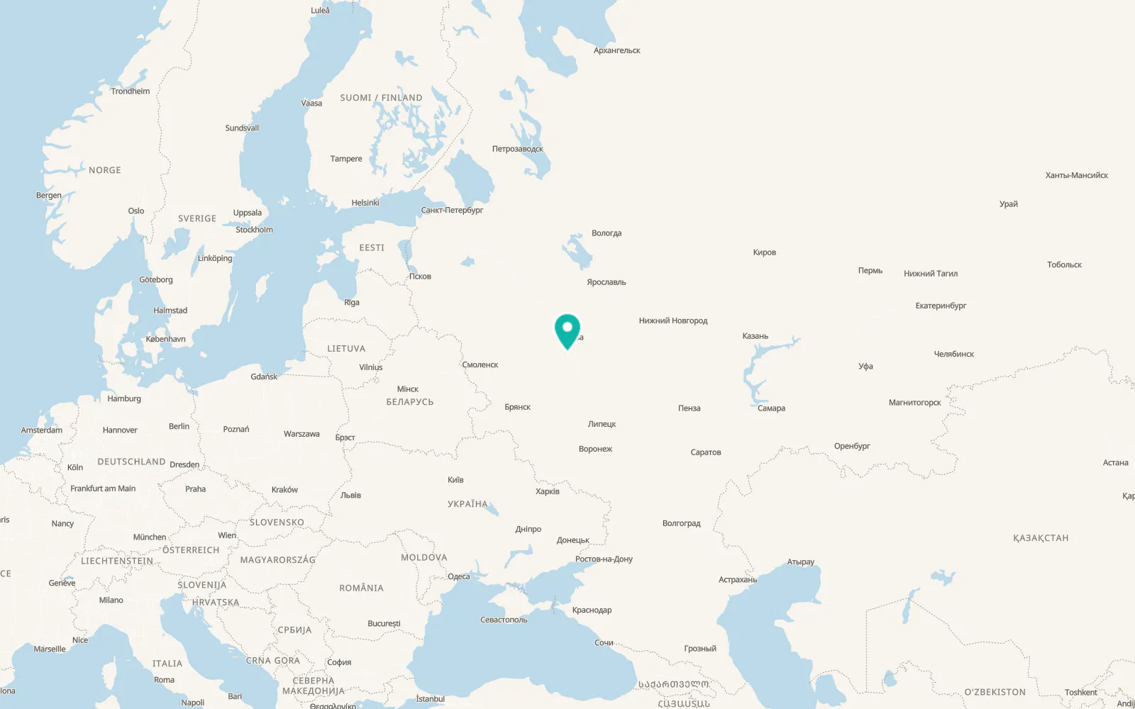 Map of Chekhov