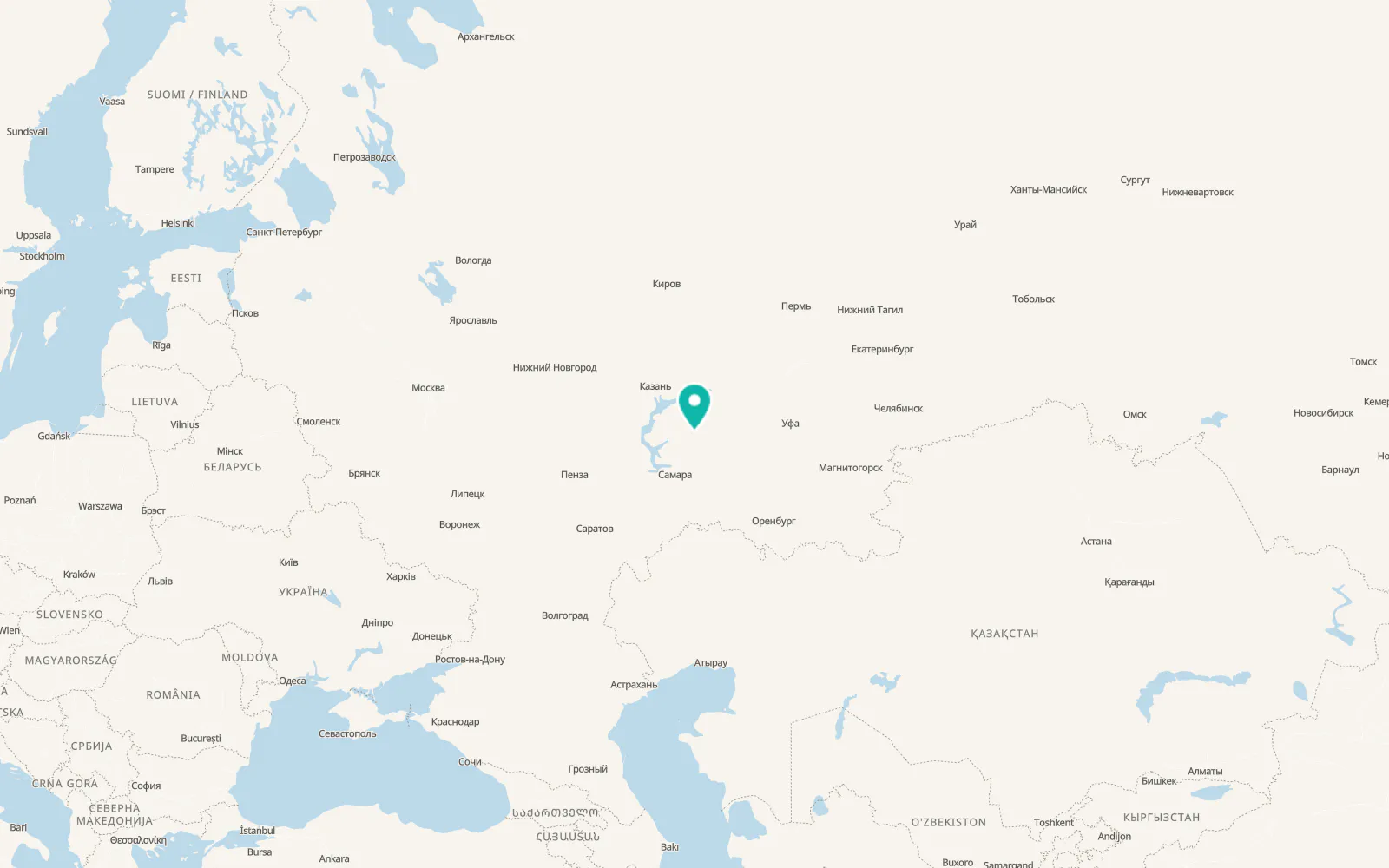 Map of Chelno-Vershiny