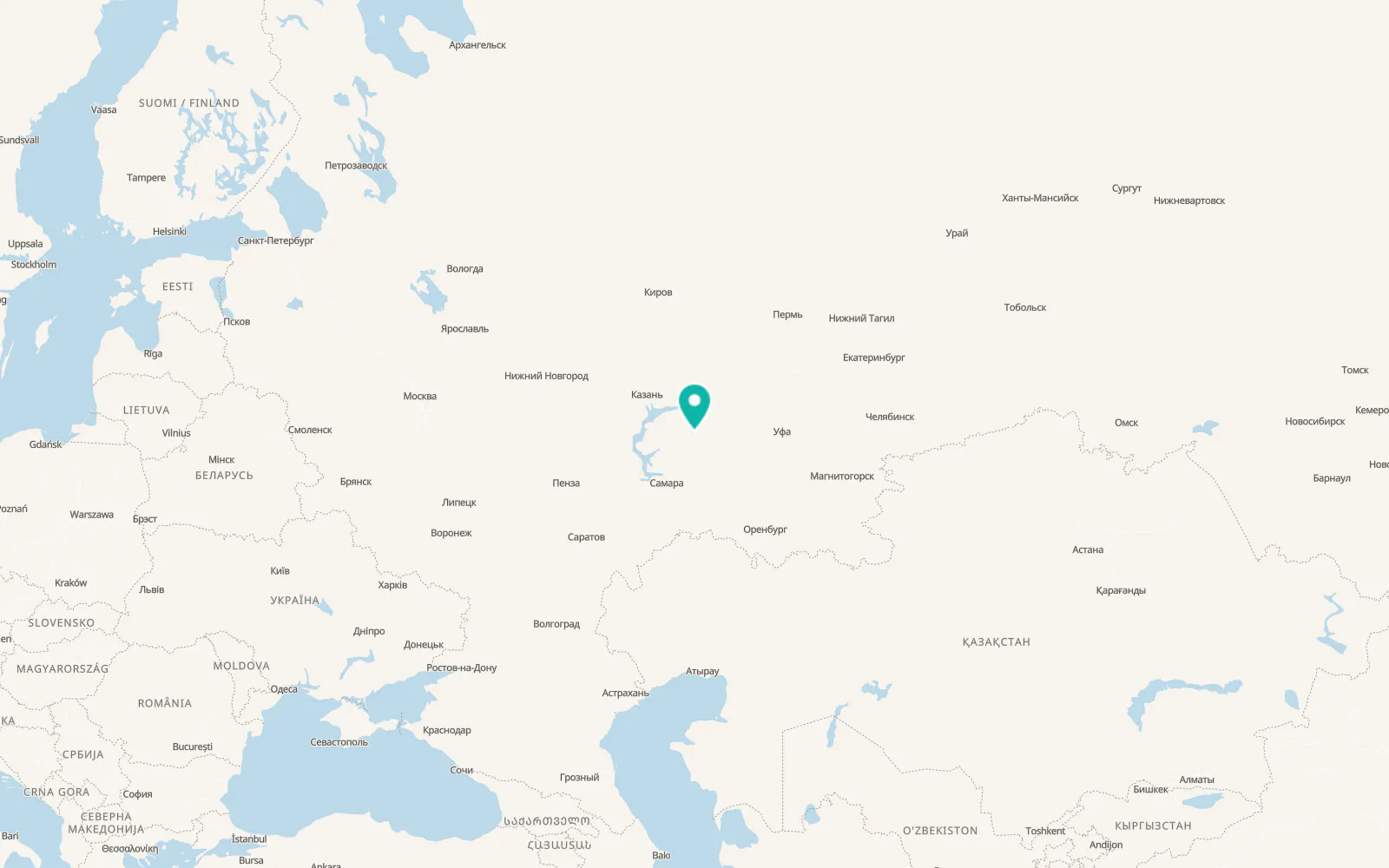 Map of Cheremshan