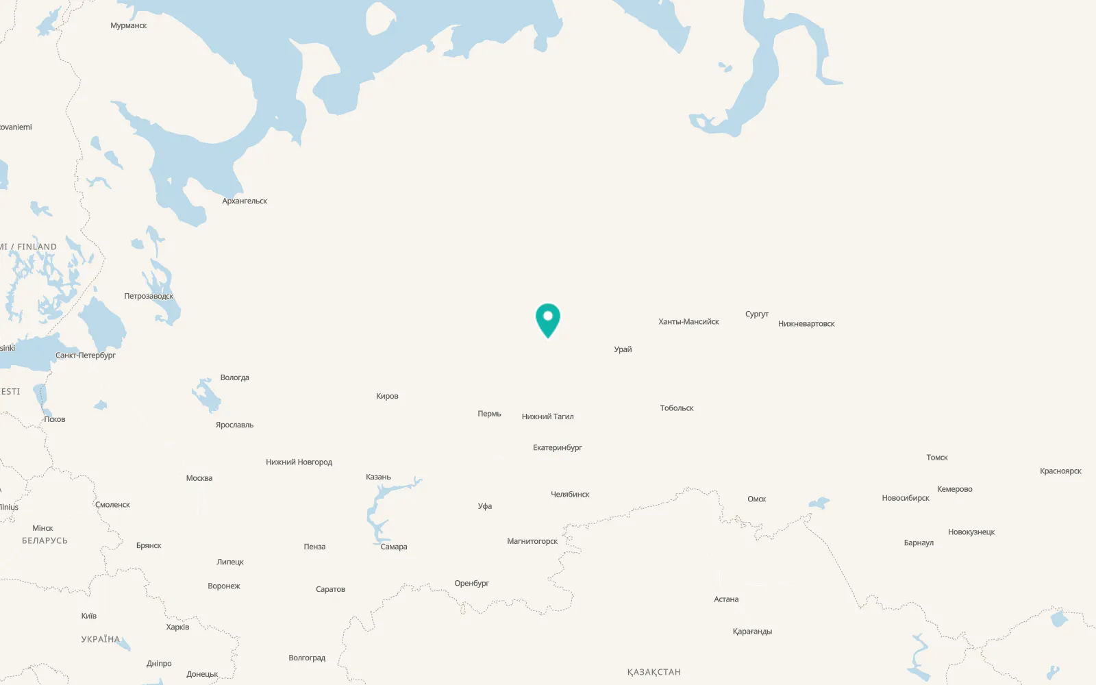Map of Cherëmukhovo
