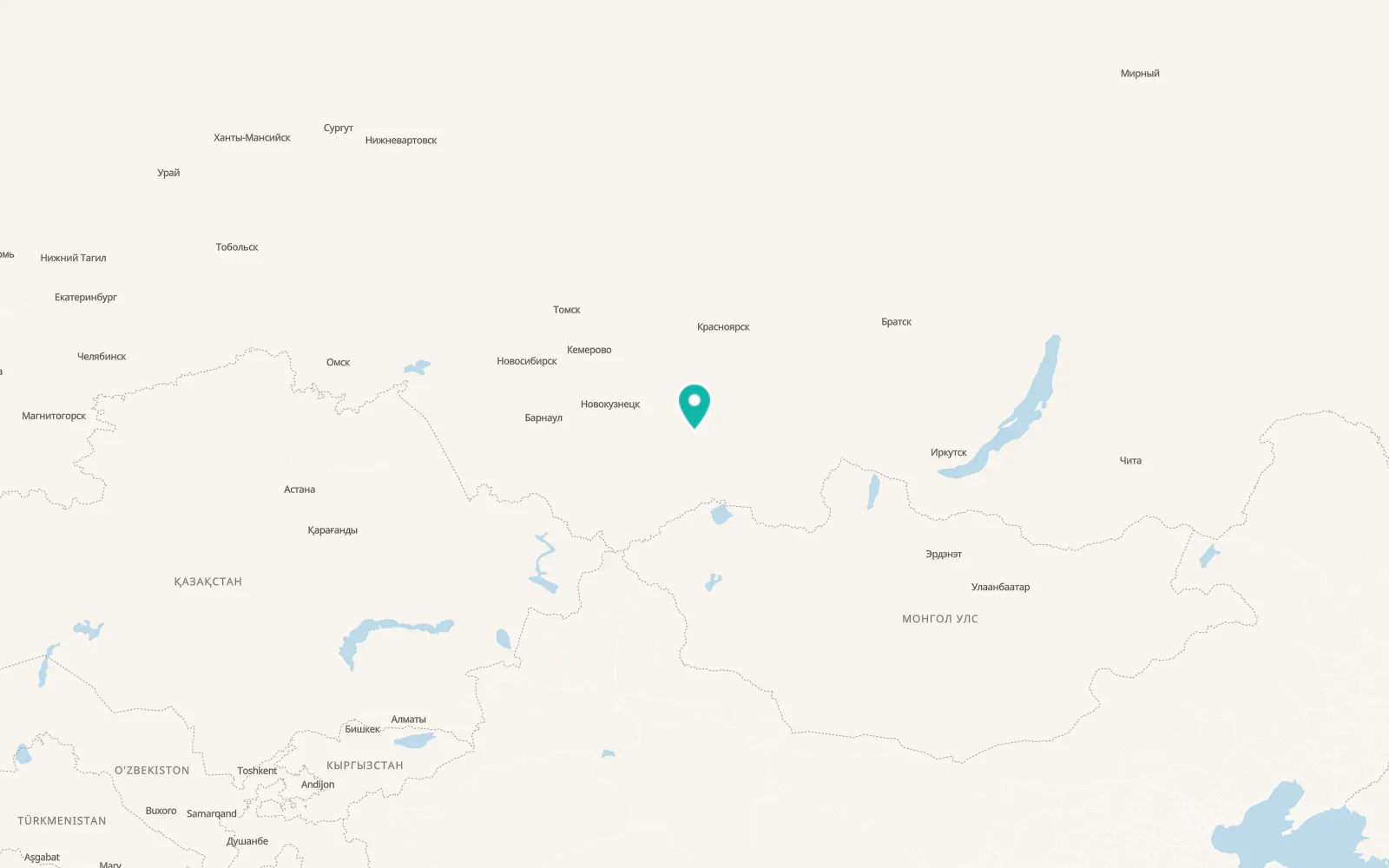 Map of Cherëmushki