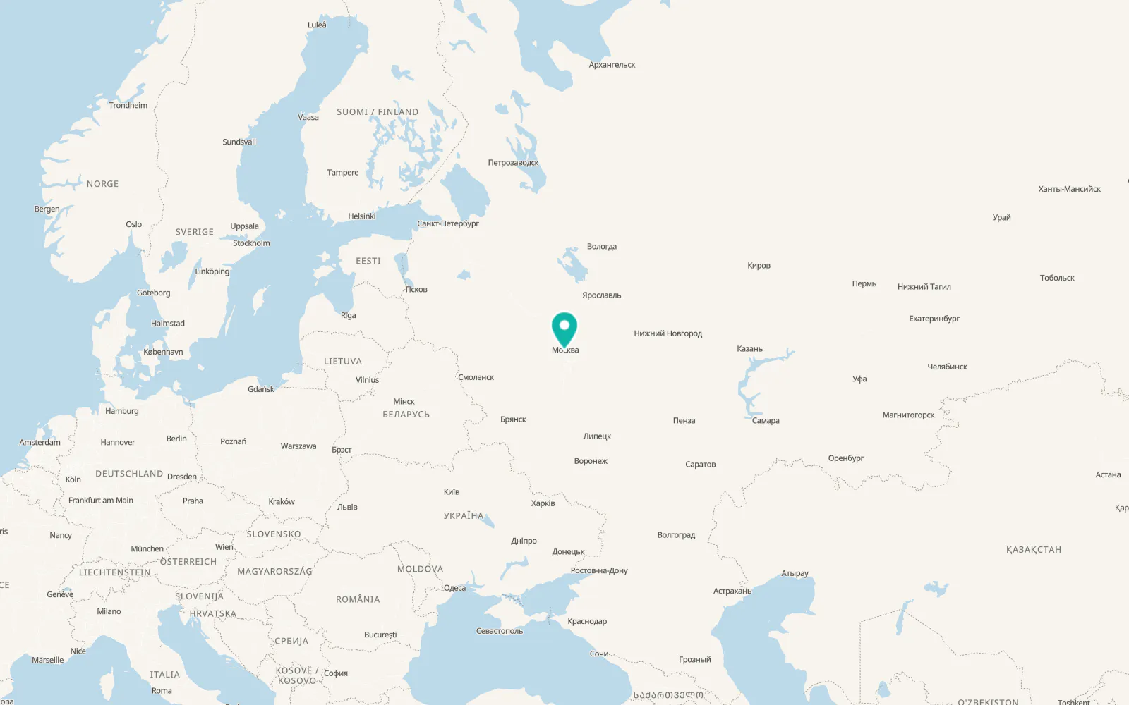 Map of Cherëmushki