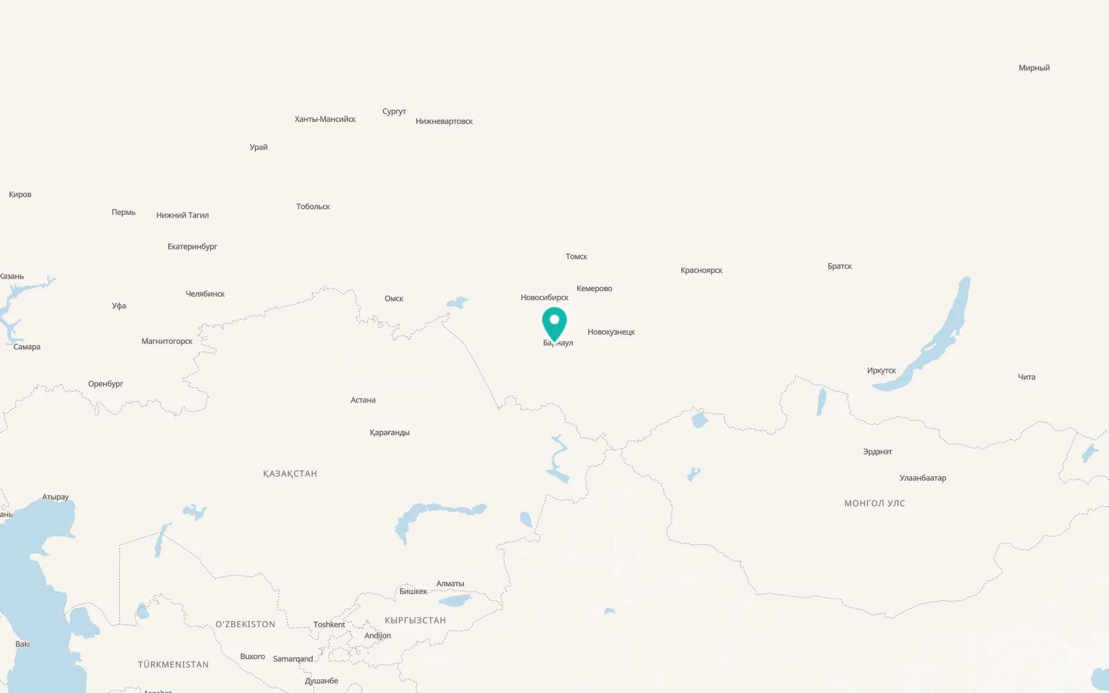 Map of Chernitsk
