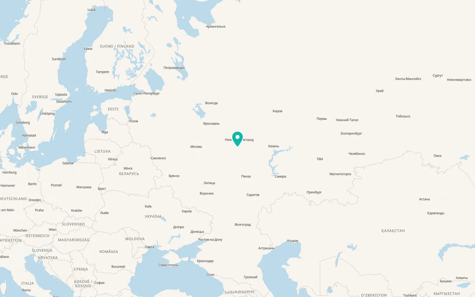 Map of Chernukha