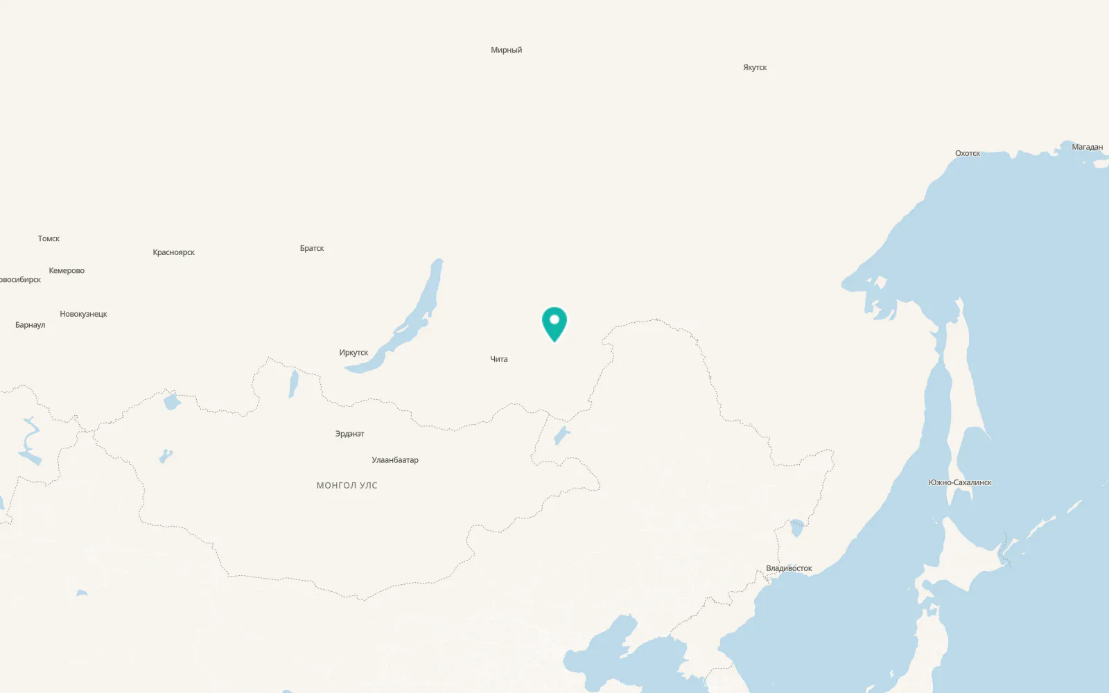 Map of Chernyshevsk