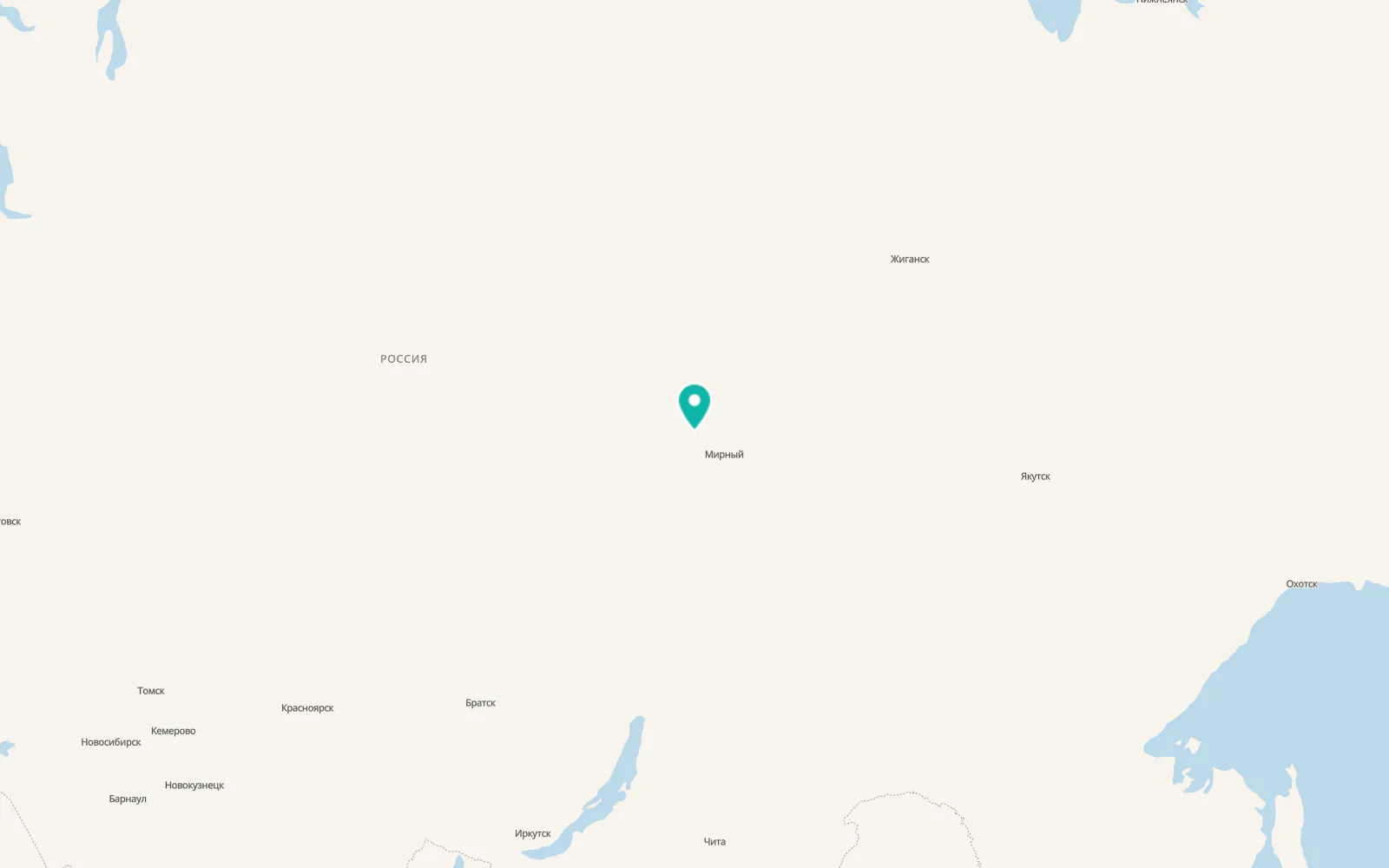 Map of Chernyshevskiy