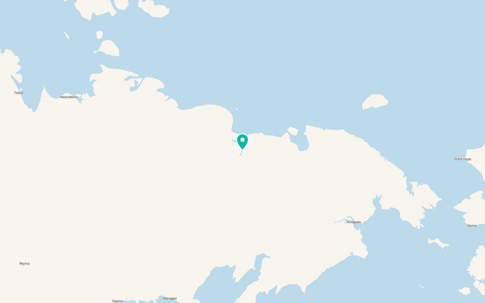 Map of Cherskiy