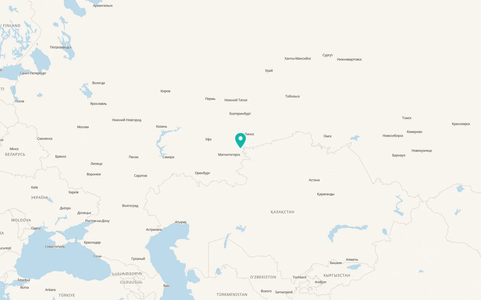 Map of Chesma