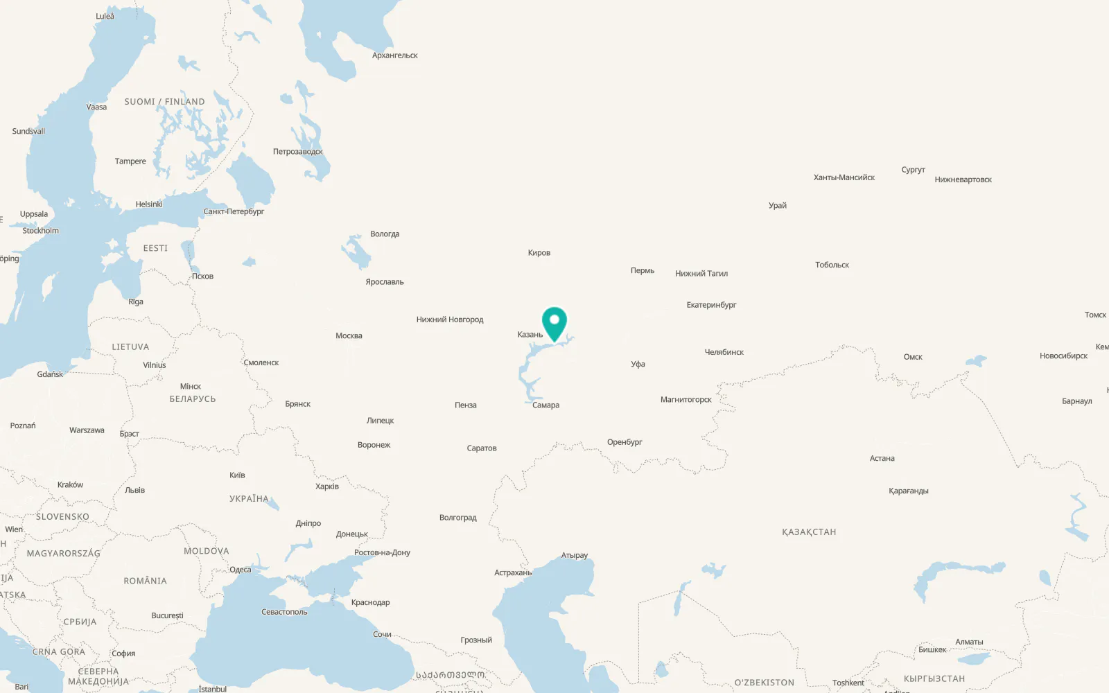 Map of Chistopol’