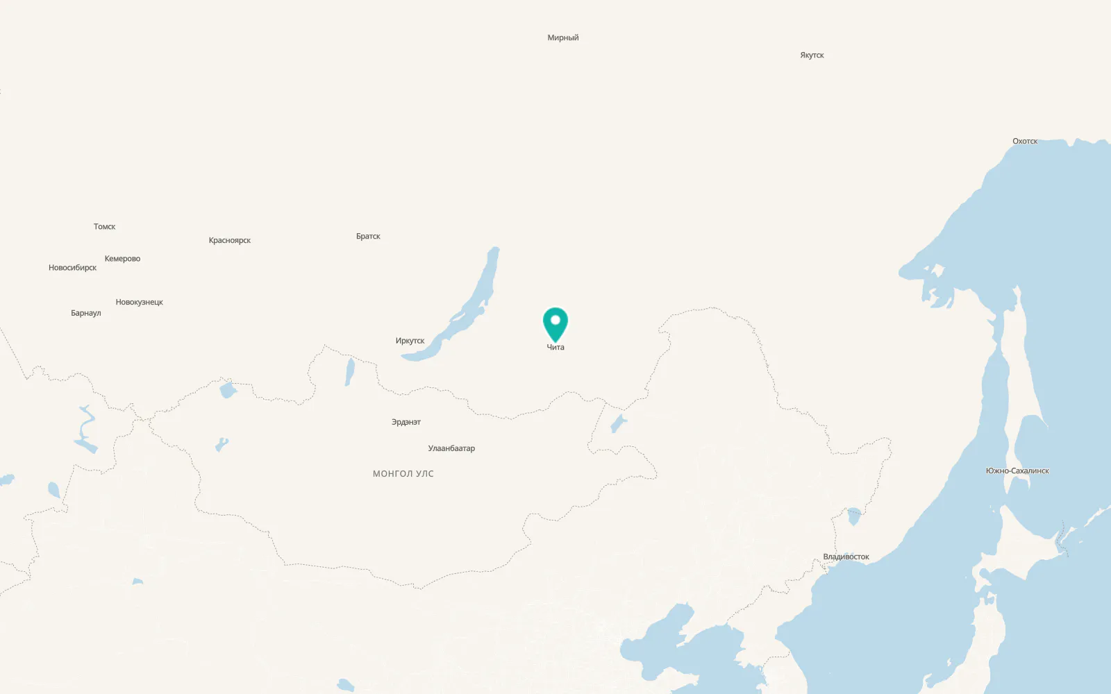 Map of Chita