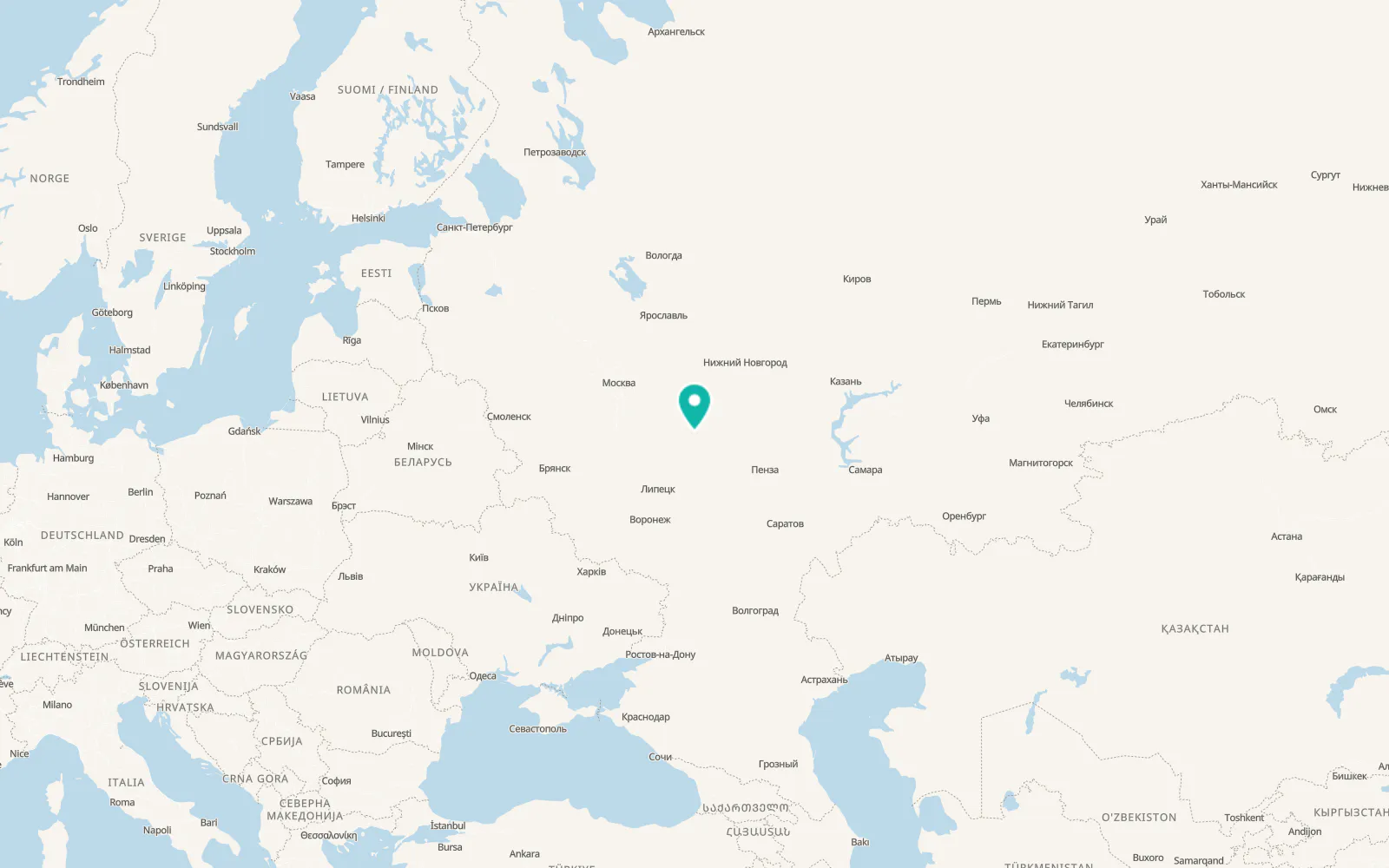 Map of Chuchkovo