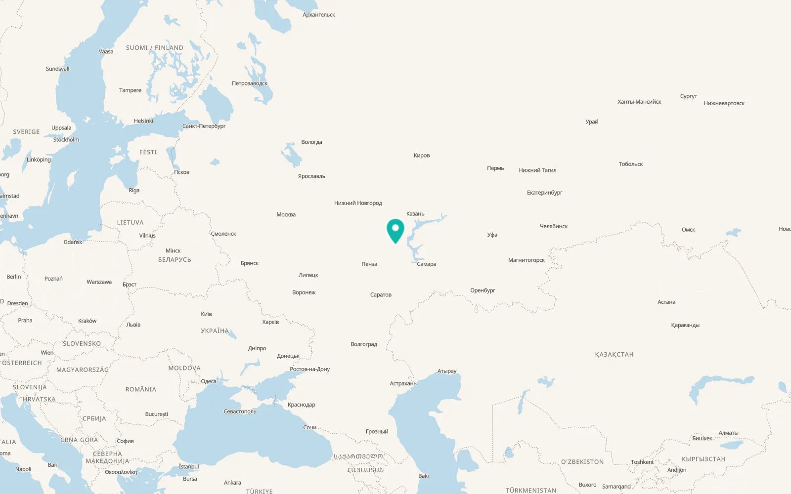 Map of Chufarovo