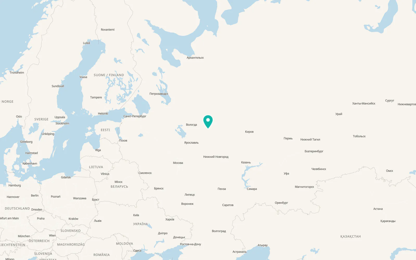 Map of Chukhloma