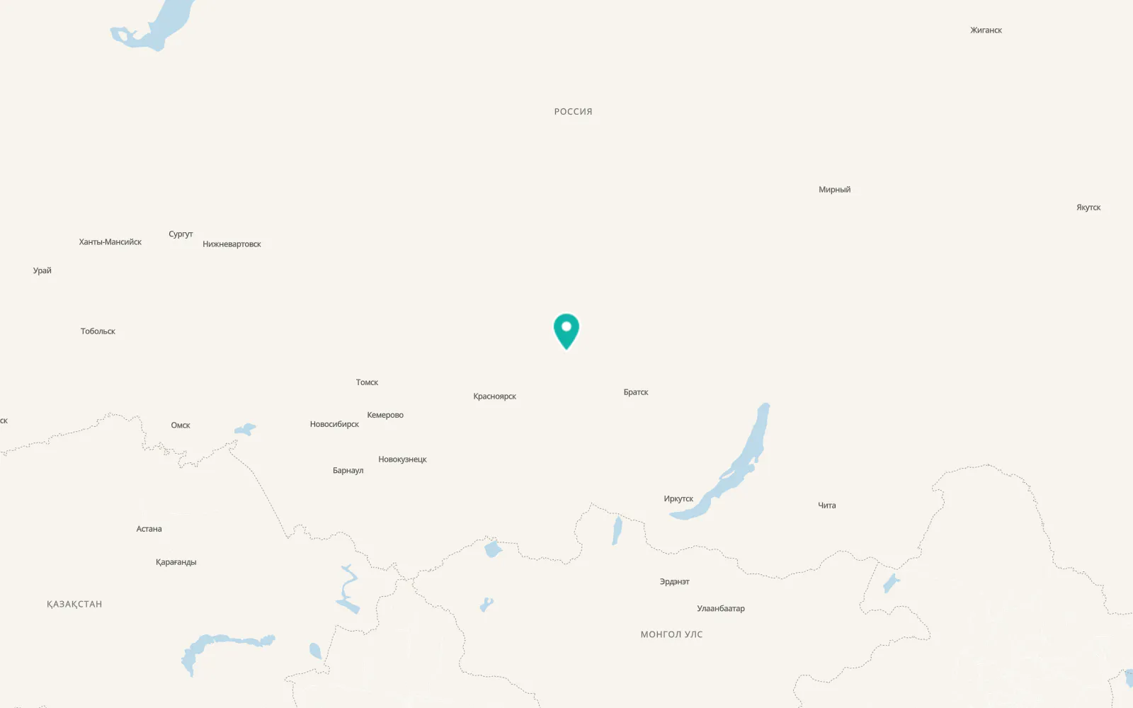 Map of Chunoyar