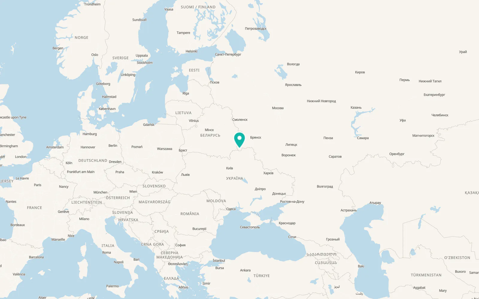 Map of Churovichi