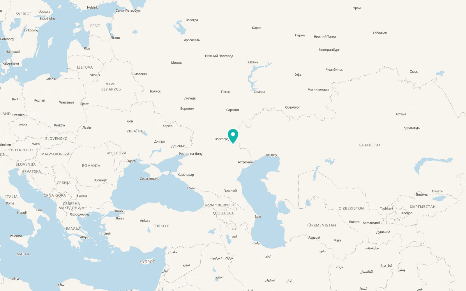 Map of Chyorny Yar