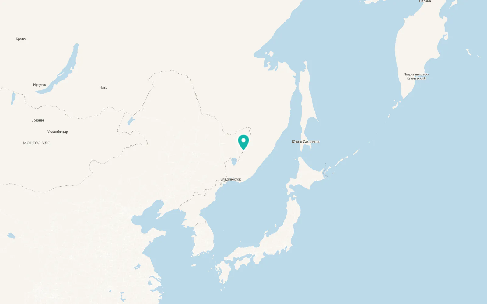 Map of Dalnerechensk