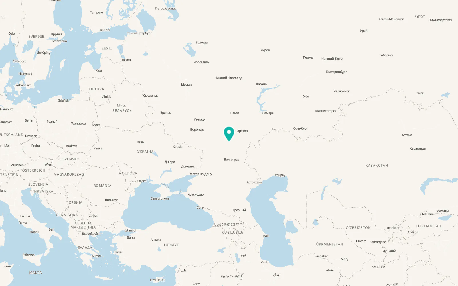 Map of Danilovka