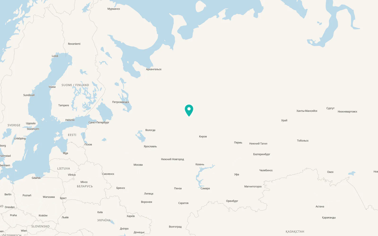 Map of Dem’yanovo