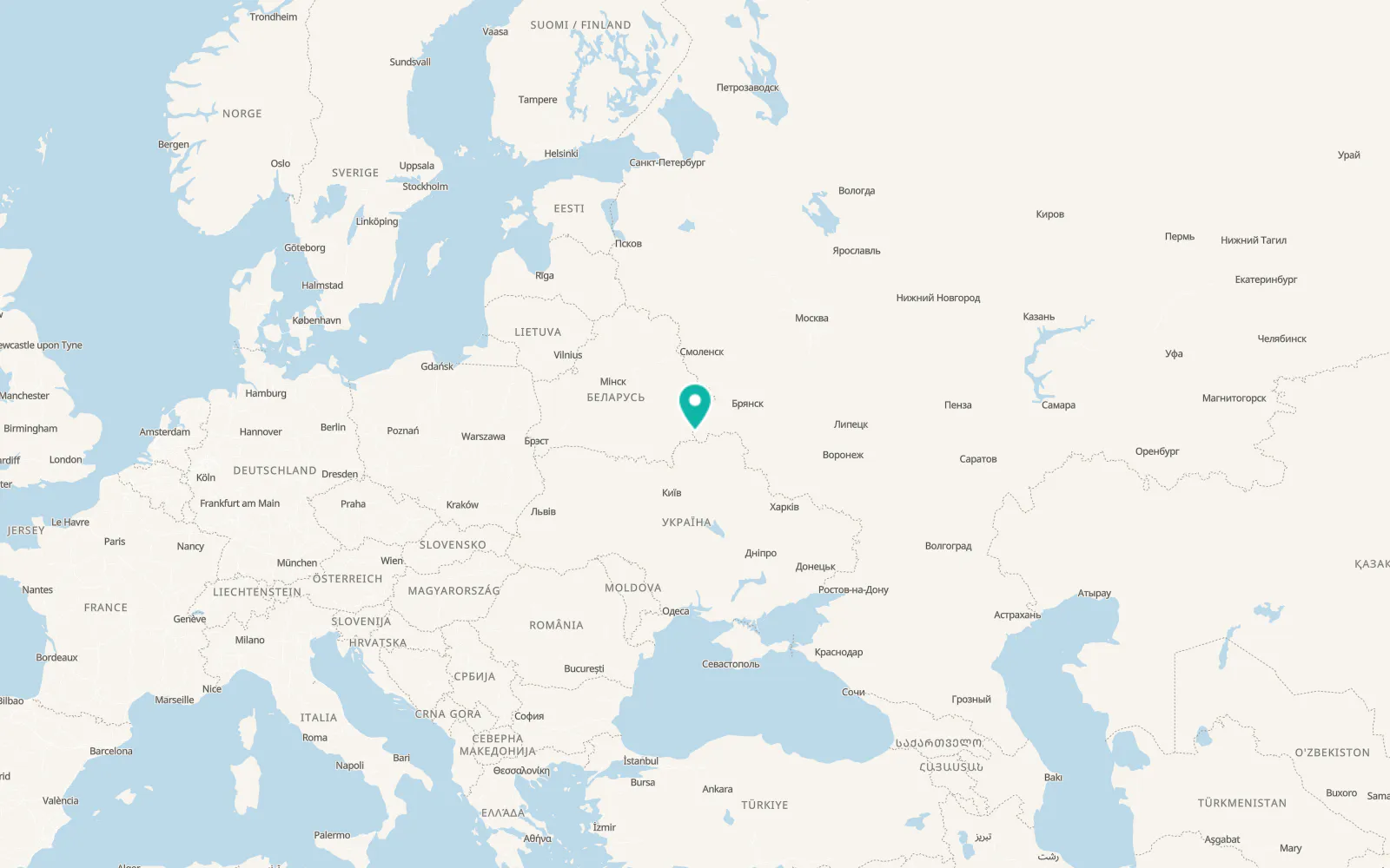 Map of Deniskovichi