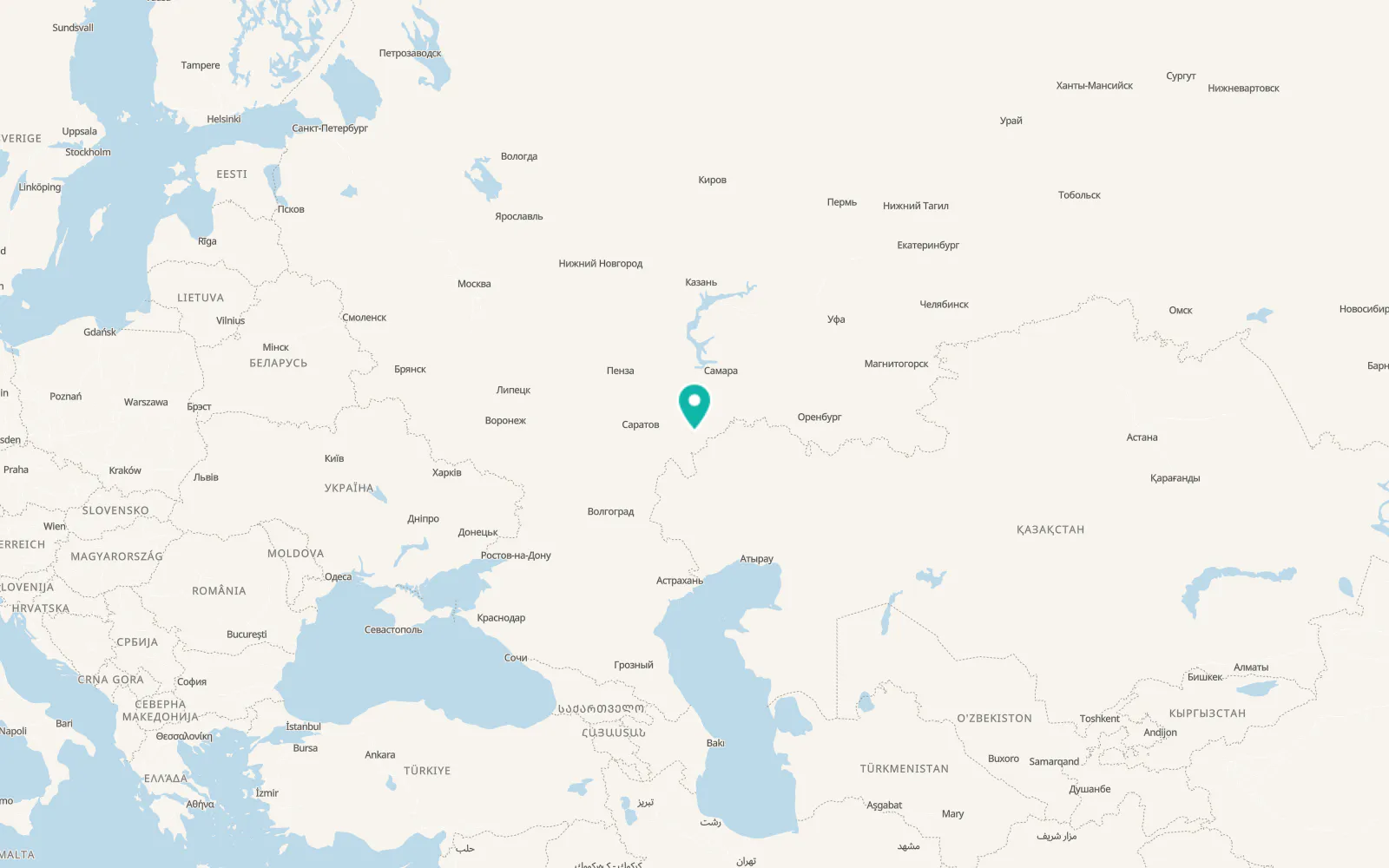 Map of Dergachi