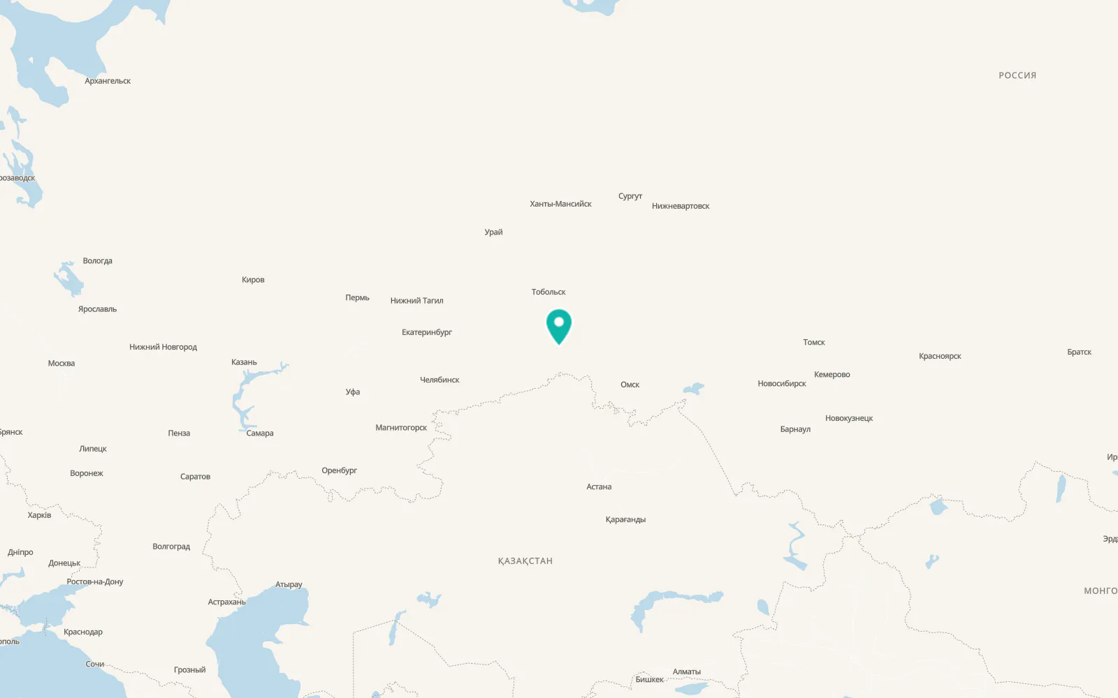 Map of Desyatova