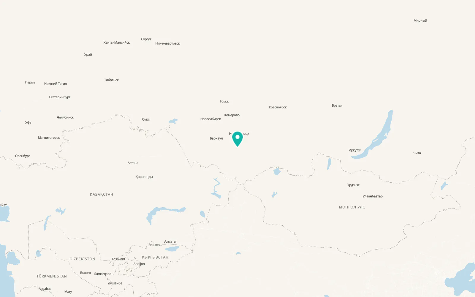 Map of Dmitriyevka