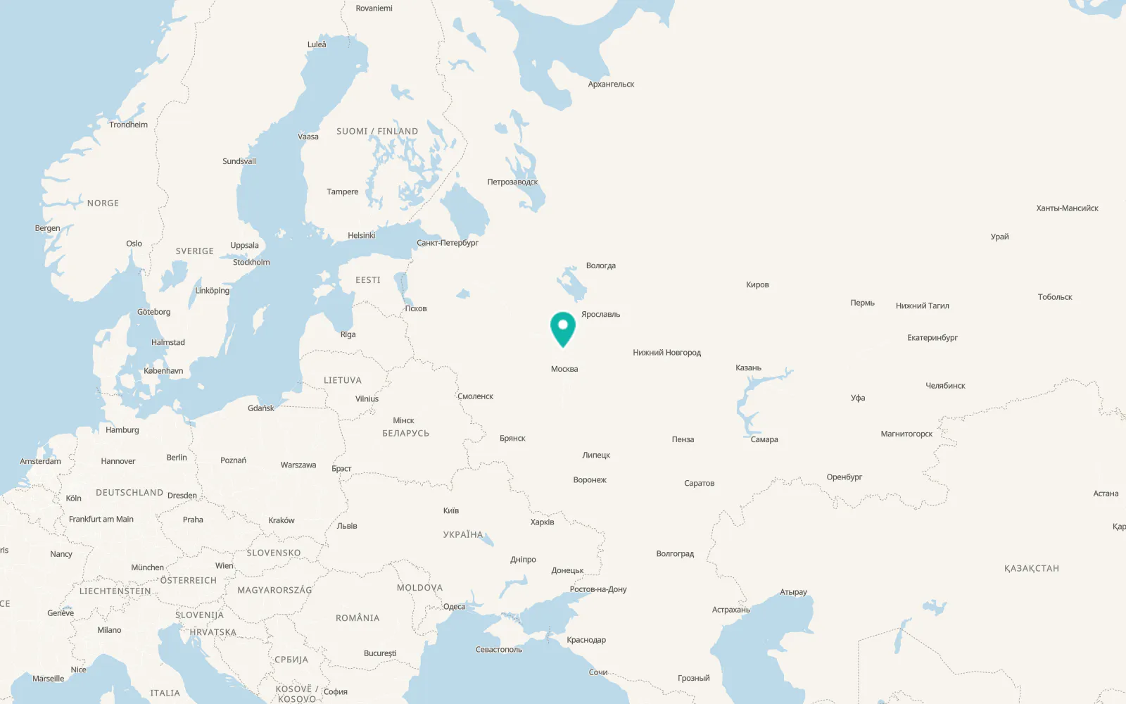 Map of Dmitrov