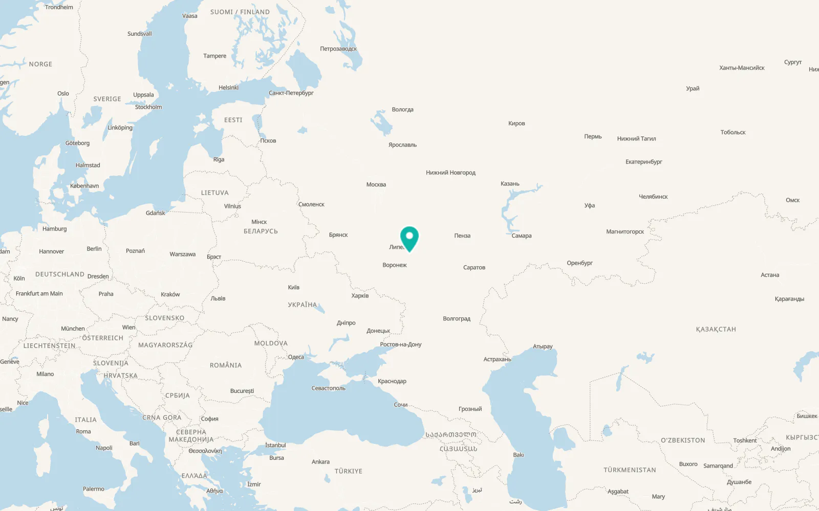 Map of Dobrinka
