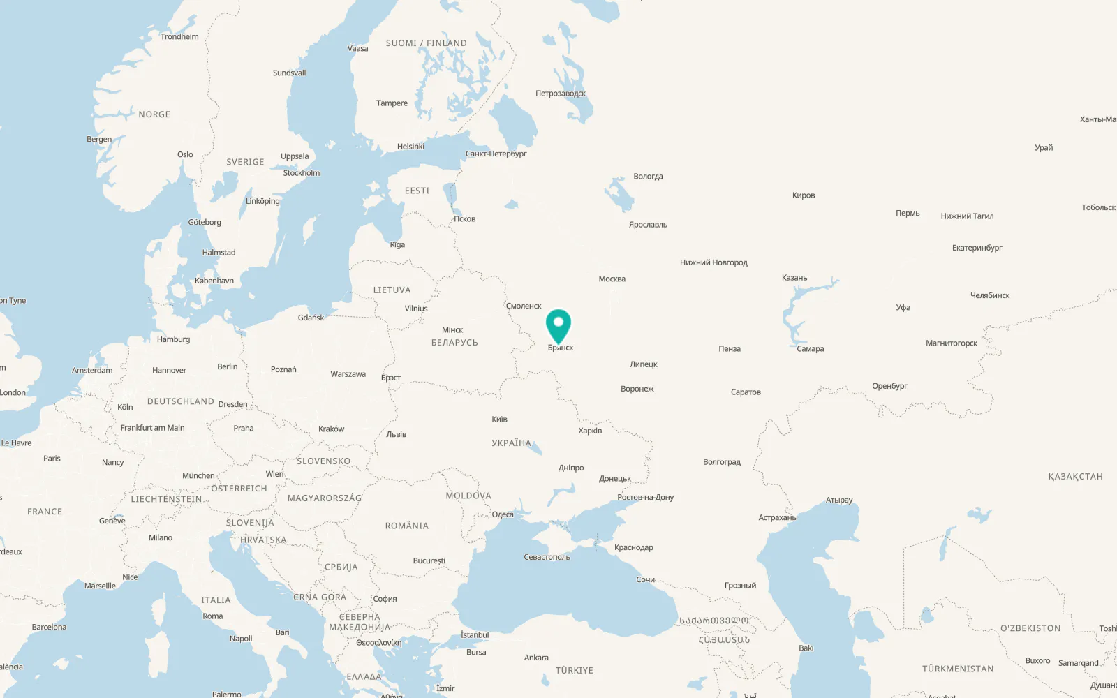 Map of Dobrun’