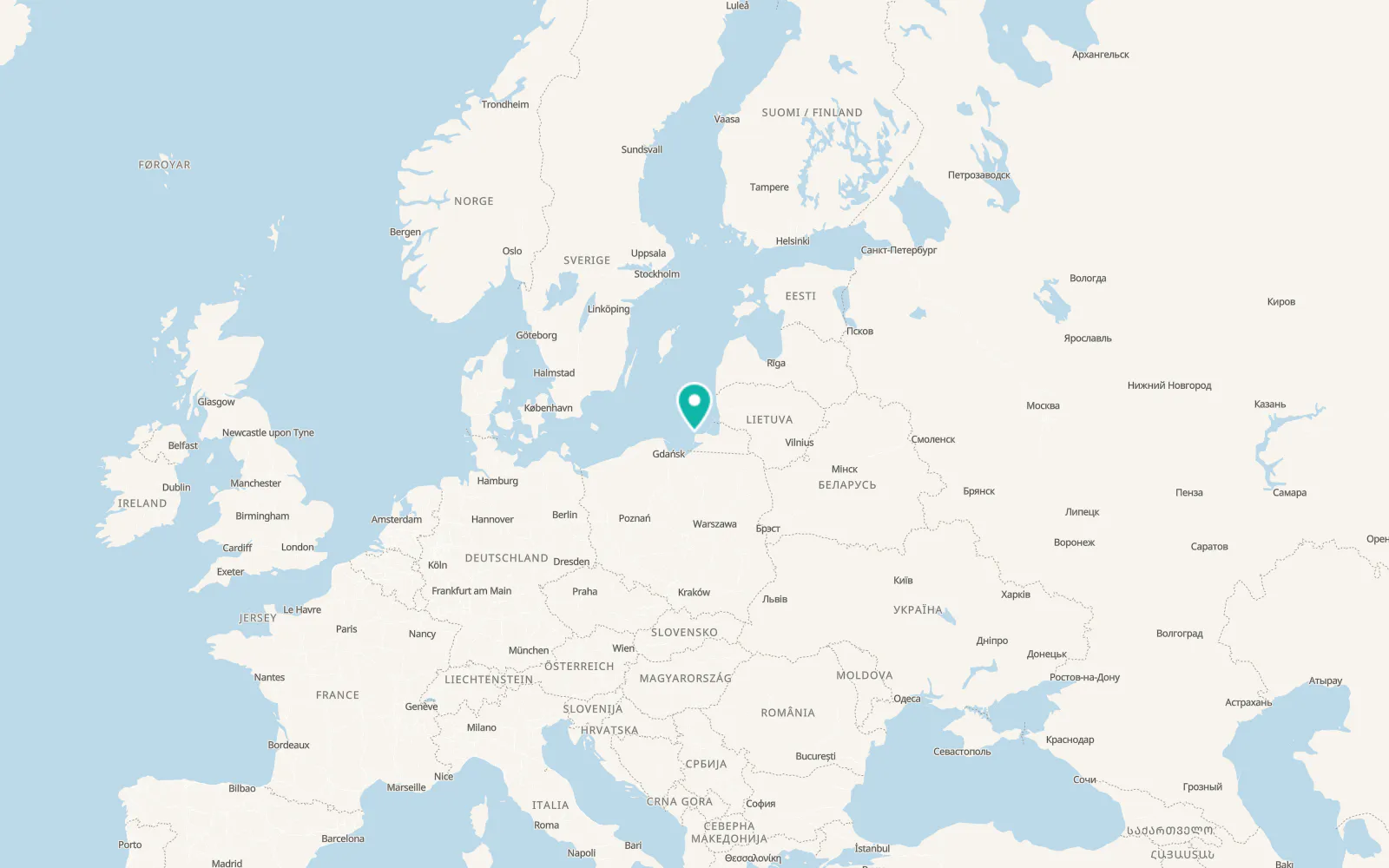 Map of Donskoye