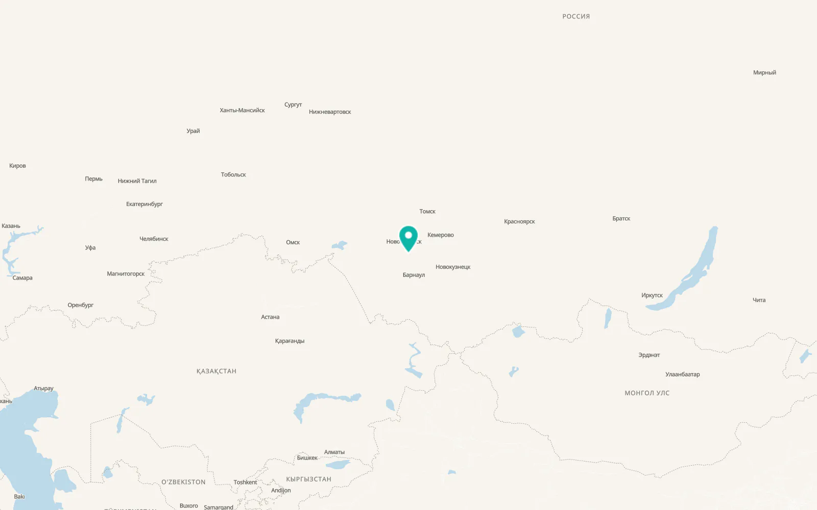 Map of Dorogino