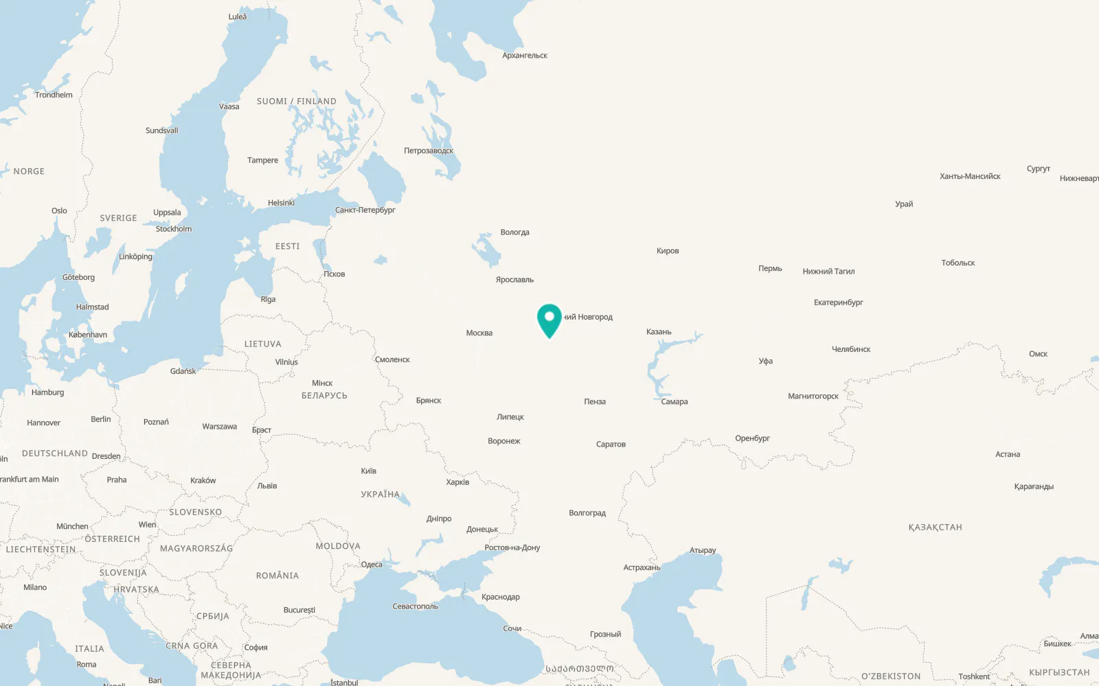 Map of Doschatoye