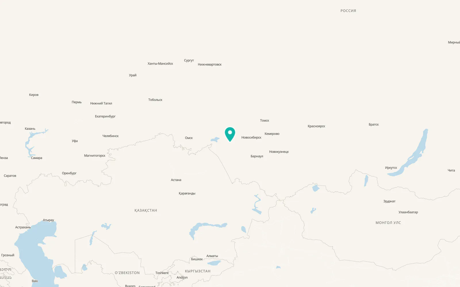 Map of Dovol’noye