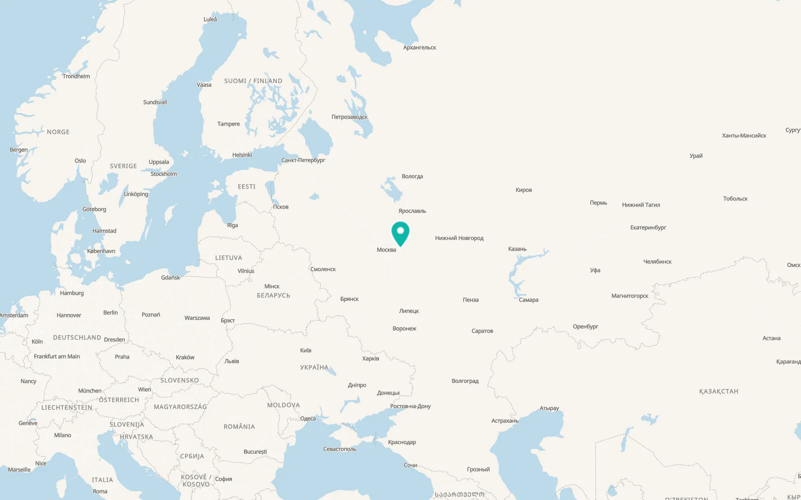 Map of Drezna