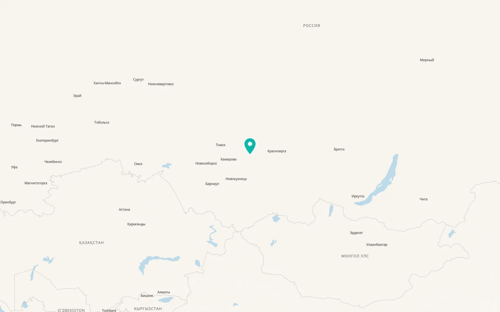 Map of Dubinino