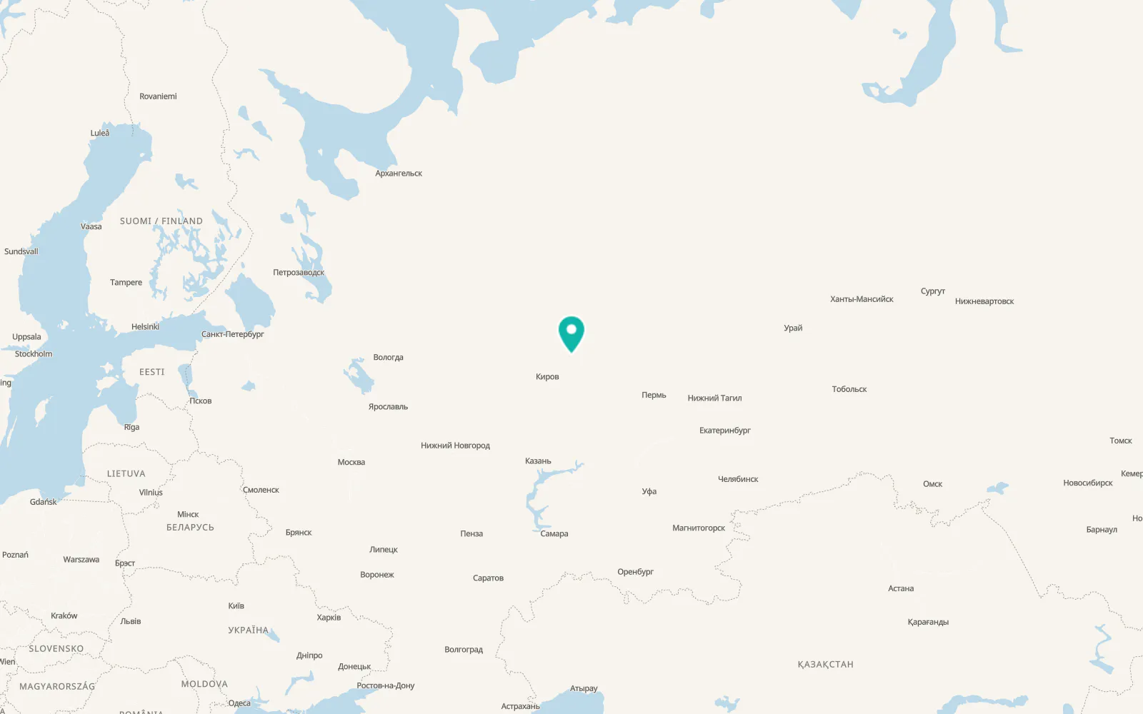 Map of Dubrovka
