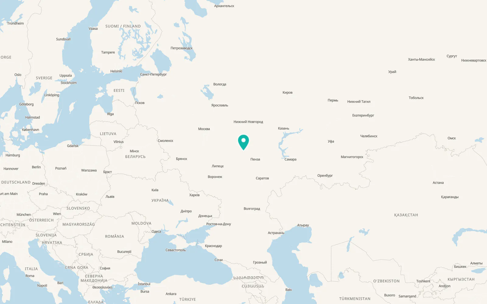 Map of Dubrovki