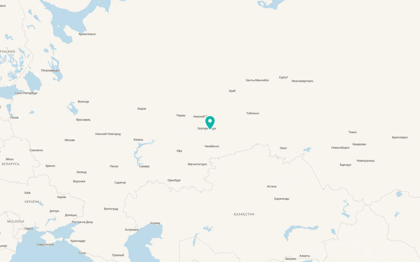 Map of Dvurechensk