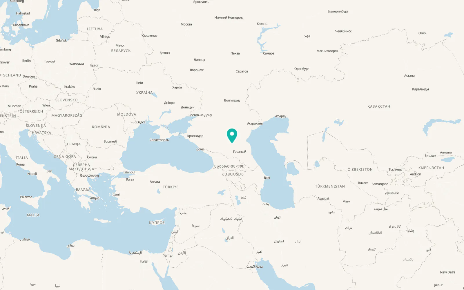 Map of Edissiya