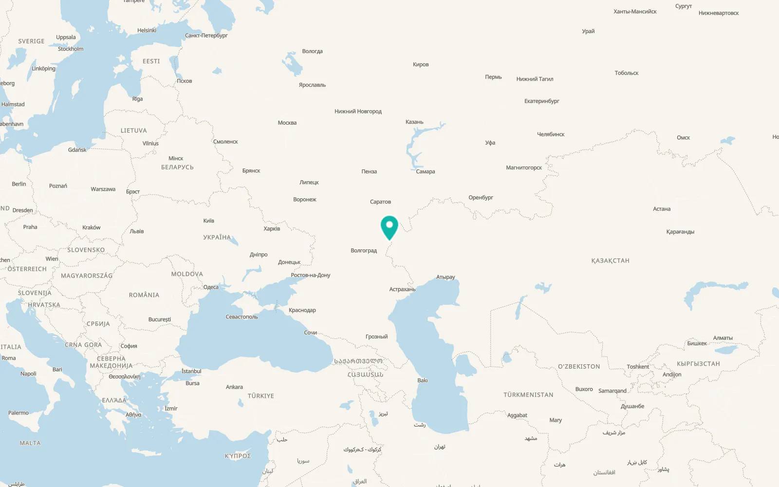 Map of El’ton