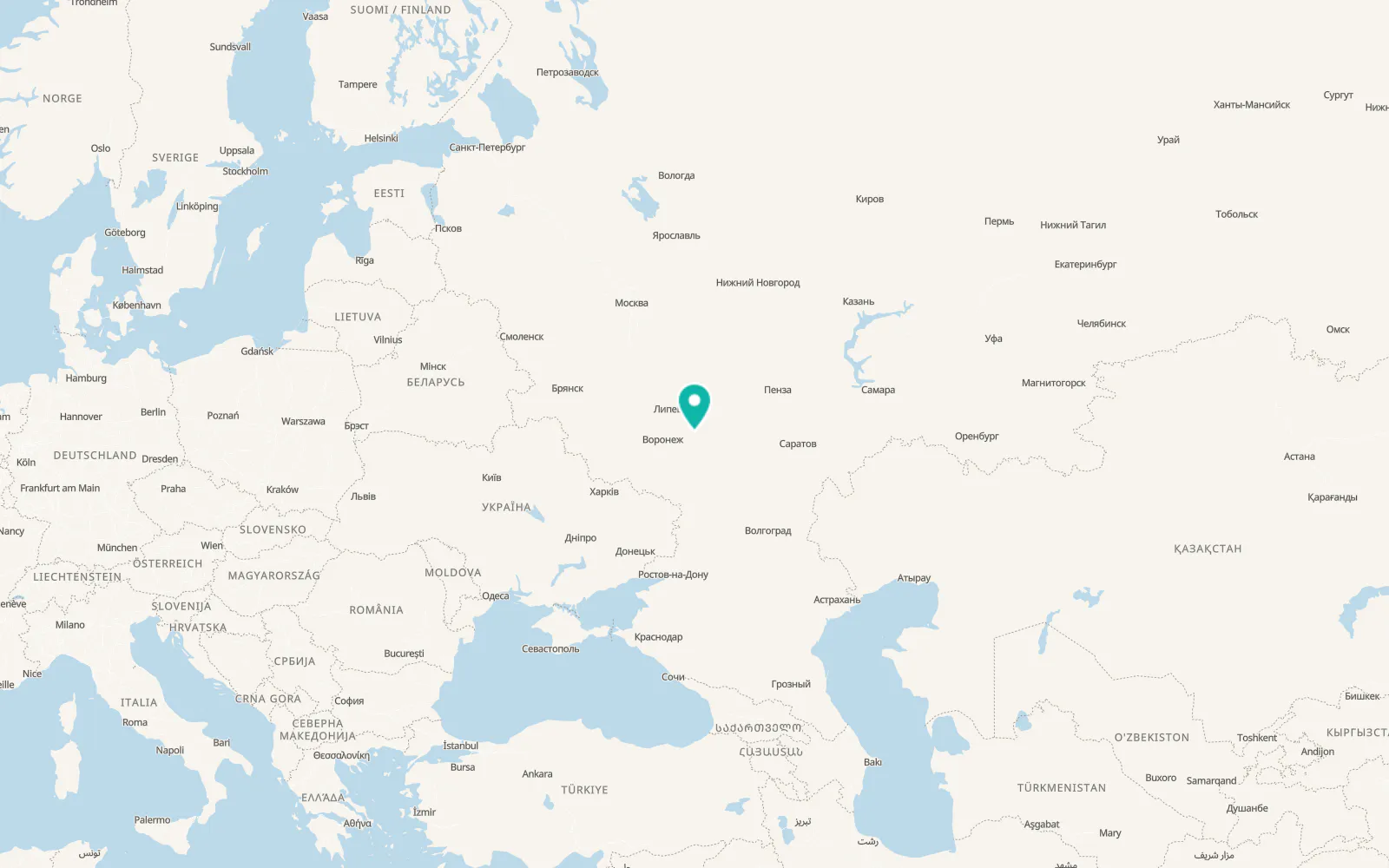 Map of Ertil’
