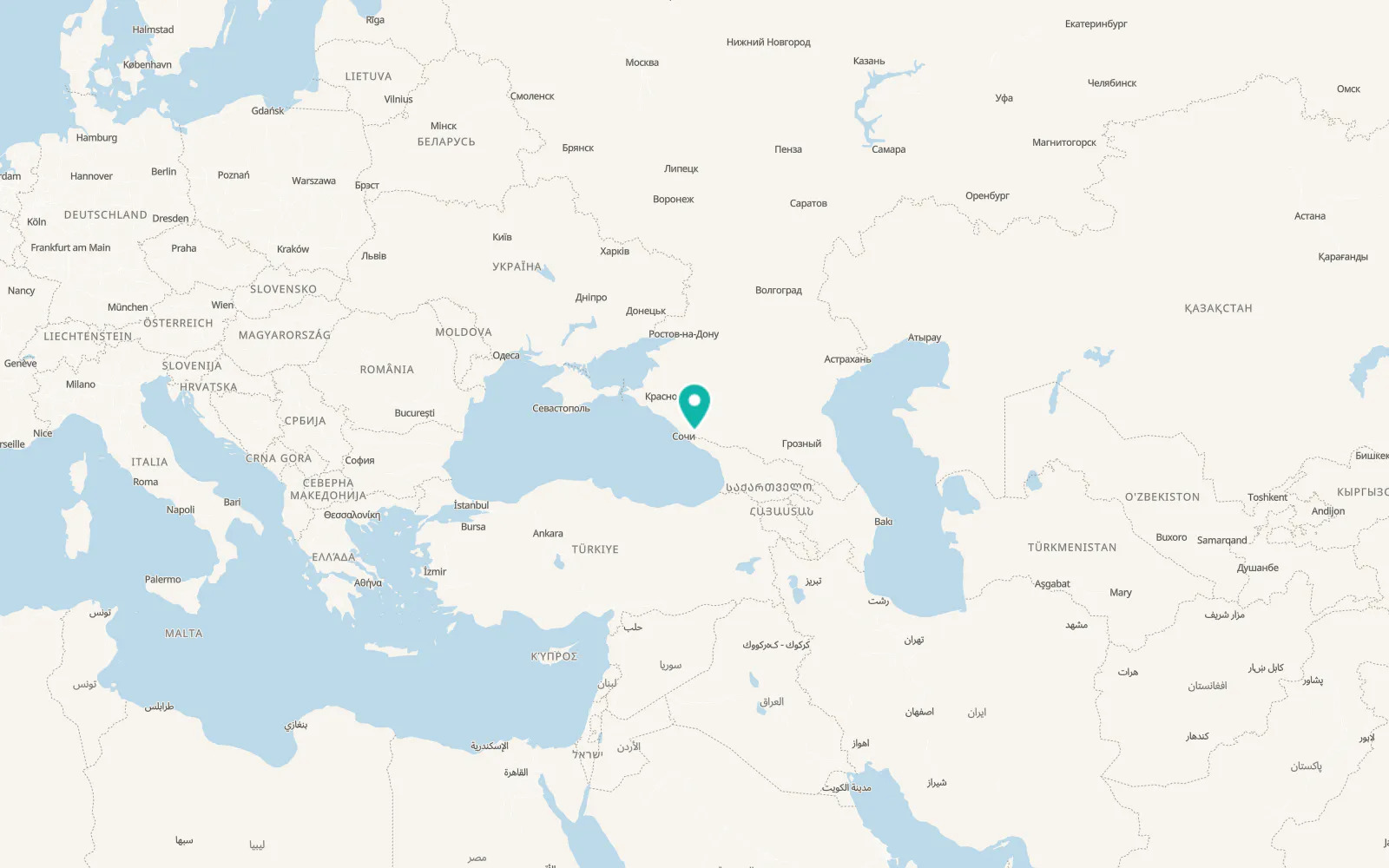 Map of Estosadok