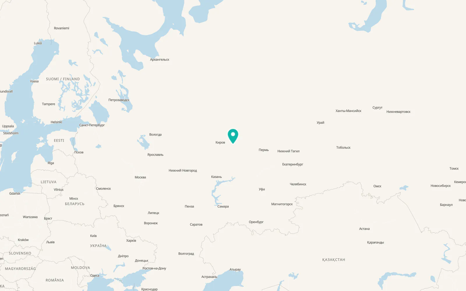 Map of Falyonki